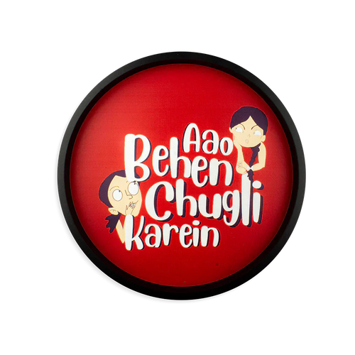 Funny Design Round Tray