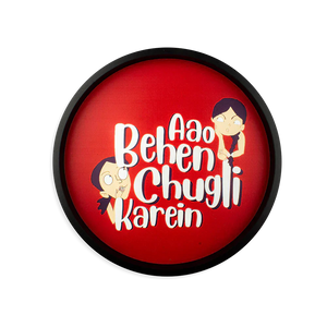 Funny Design Round Tray