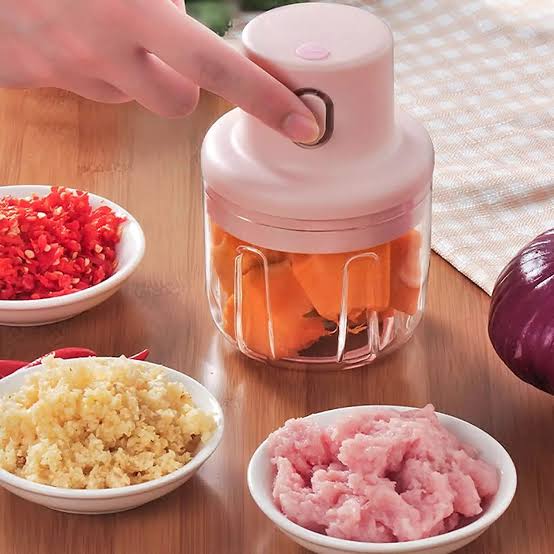 Electric Vegetable & Meat Chopper Rechargeable