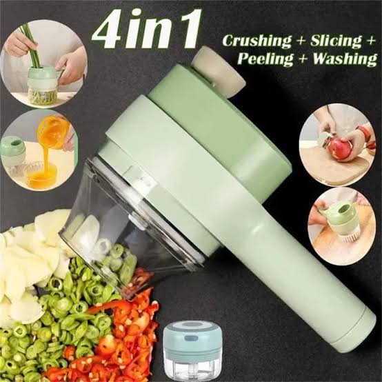 4-in-1 Electric Vegetable Chopper Rechargeable