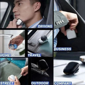 Portable Mini Shaver Rechargeable with Free 🎁Vintage Metallic Trimmer