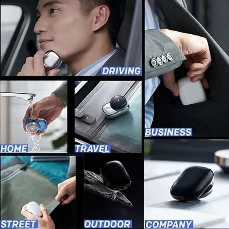 Portable Mini Shaver Rechargeable with Free 🎁Vintage Metallic Trimmer