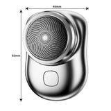Portable Mini Shaver Rechargeable with Free 🎁Vintage Metallic Trimmer
