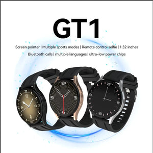 Classic smart Watch with Stainless Steel Case