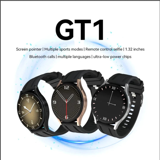 Classic smart Watch with Stainless Steel Case